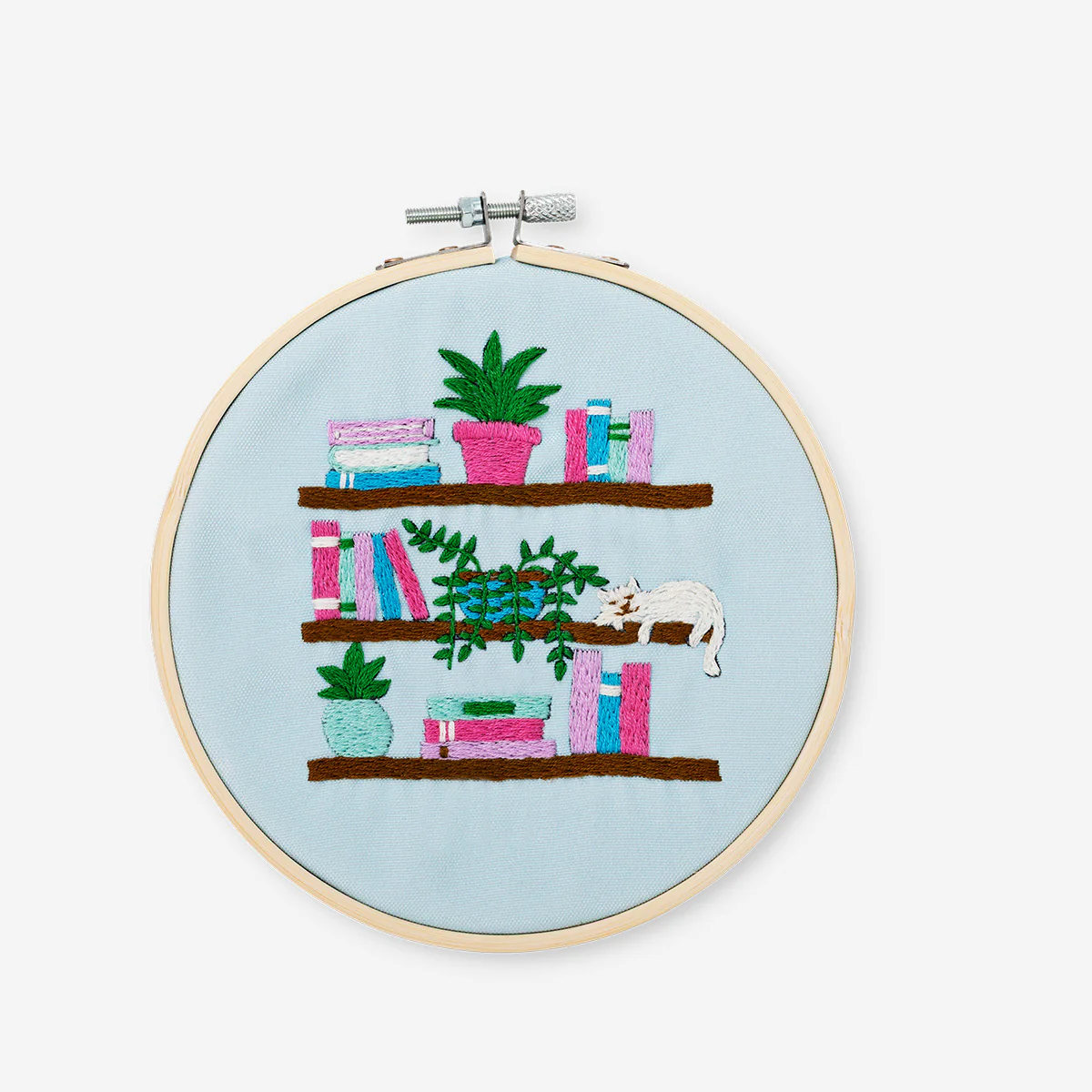 Embroidery kit - Bookshelf motif - Image 3