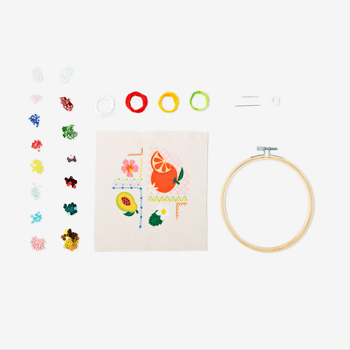 Embroidery kit - Tropical print - Image 2