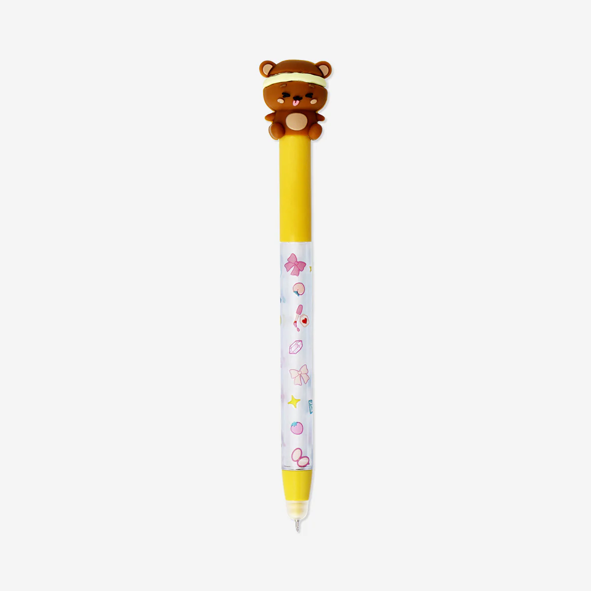 Erasable ballpoint pen with bear topper - Image 2
