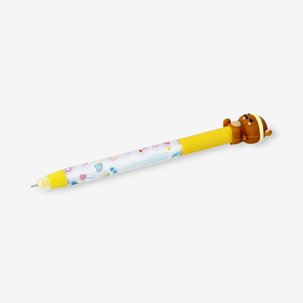 Erasable ballpoint pen with bear topper - Image 3