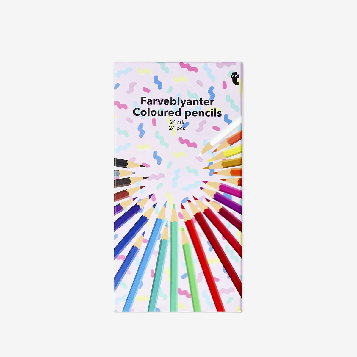Erasable colouring pencils - 24 pcs