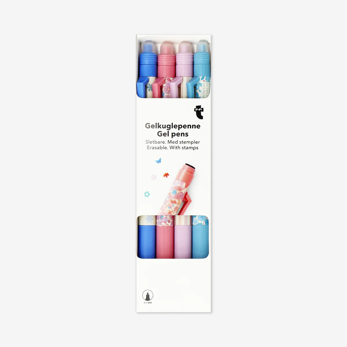 Erasable gel pens with stamps - 4 pcs - Image 3