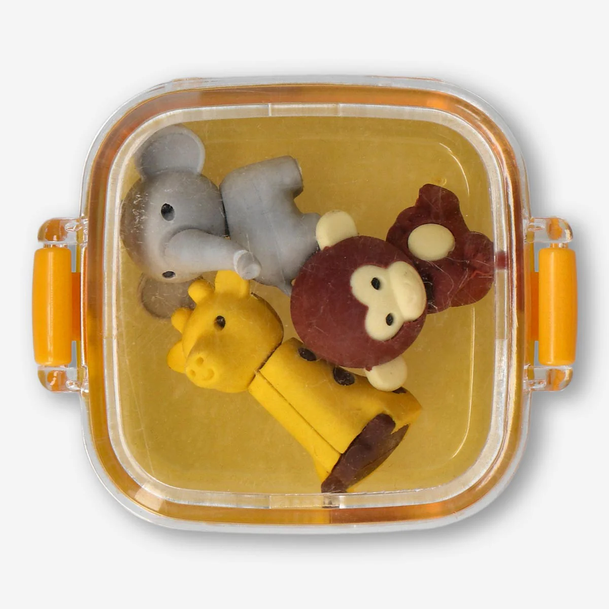 Animal erasers - 3 pcs