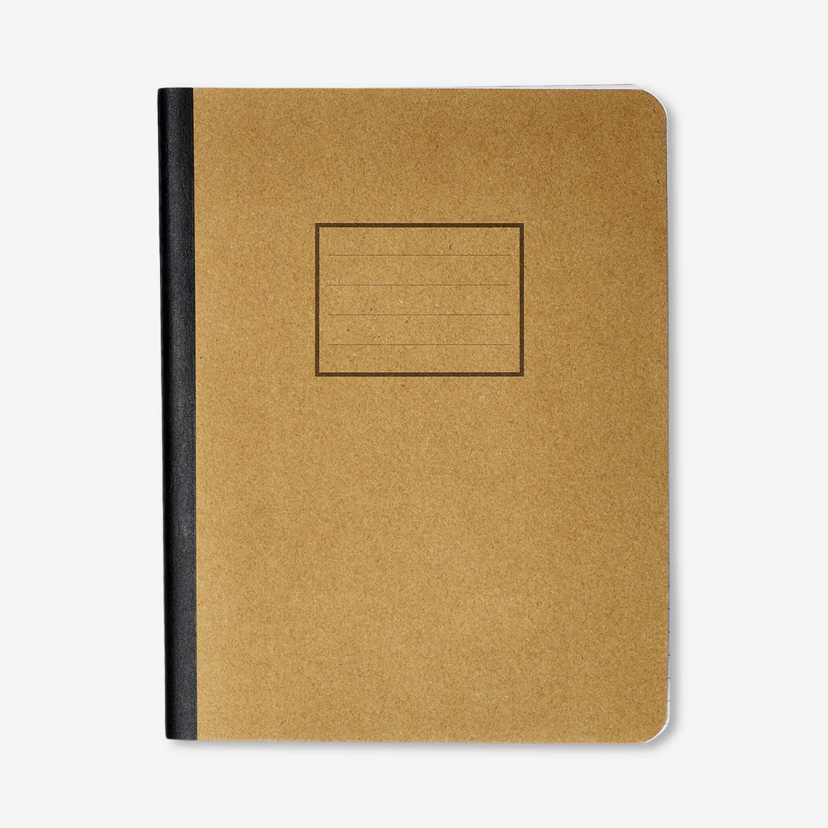 Exercise book with craft paper cover
