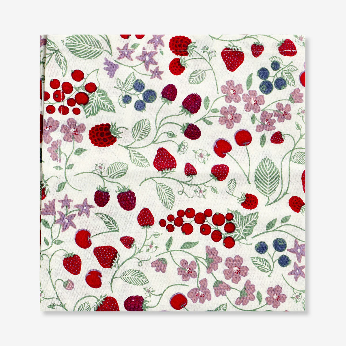 Fabric napkins with strawberry print - 2 pcs - Image 3