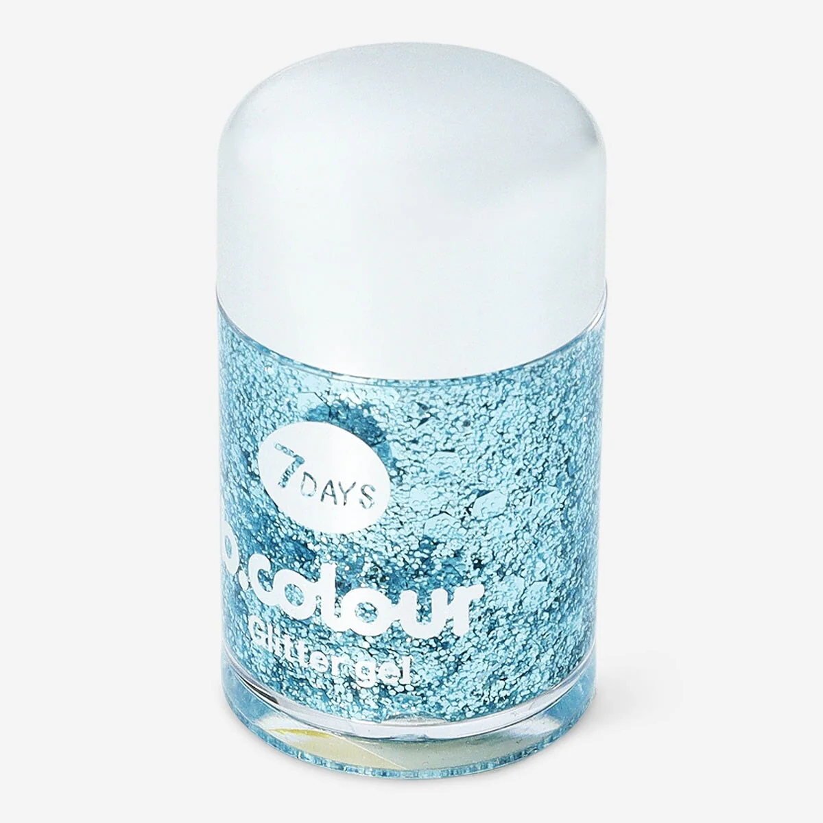 Face & body mini glitter gel by 7DAYS B.COLOUR  - 02 Snowy elf - Image 2