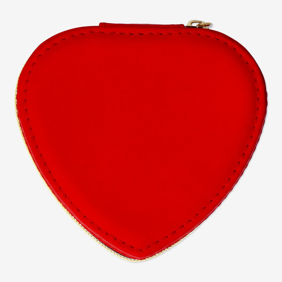 Faux leather heart jewellery box - Image 2