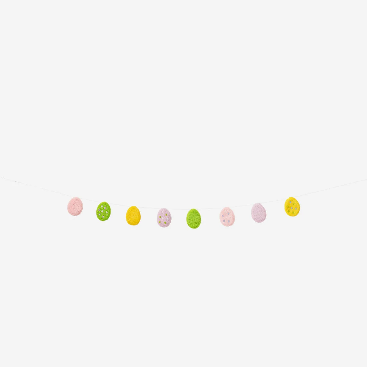 Felt garland with Easter eggs - 120 cm - Image 2