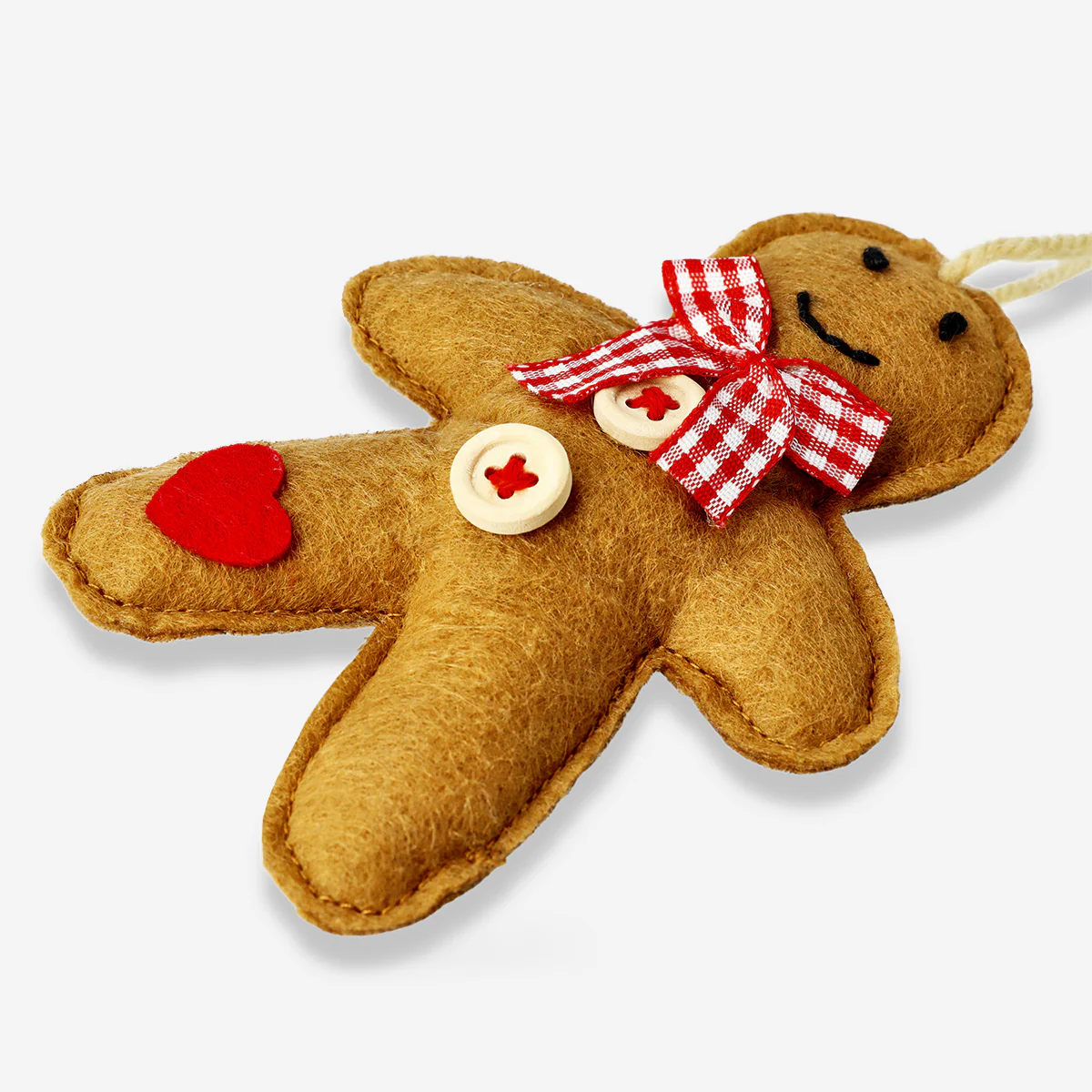 Felt gingerbread man ornament - Image 3