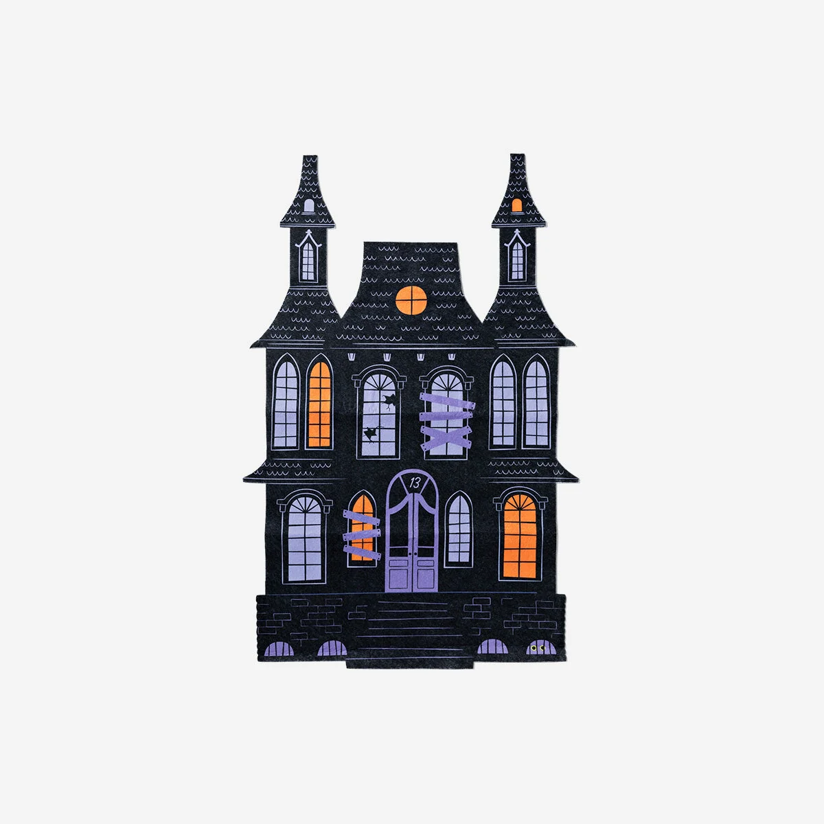 Felt haunted house with detachable figures - Image 2