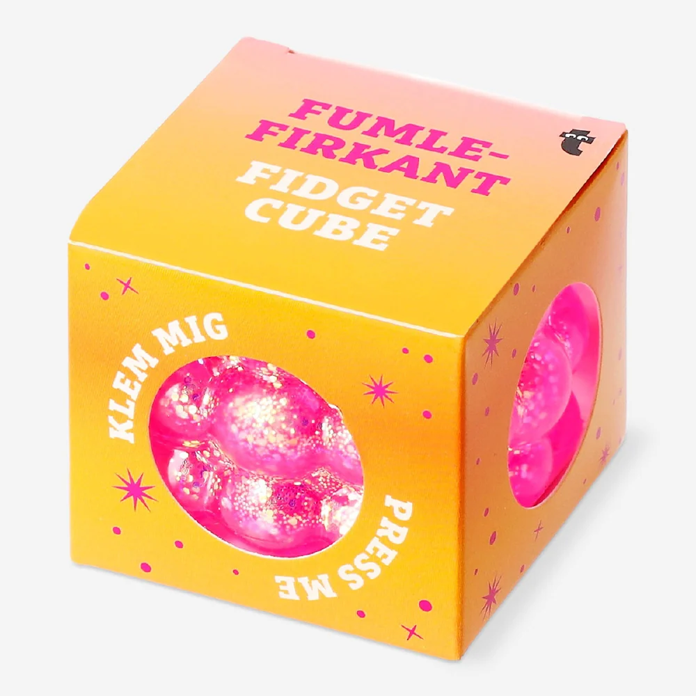 Fidget cube - Pink bubble square - Image 3