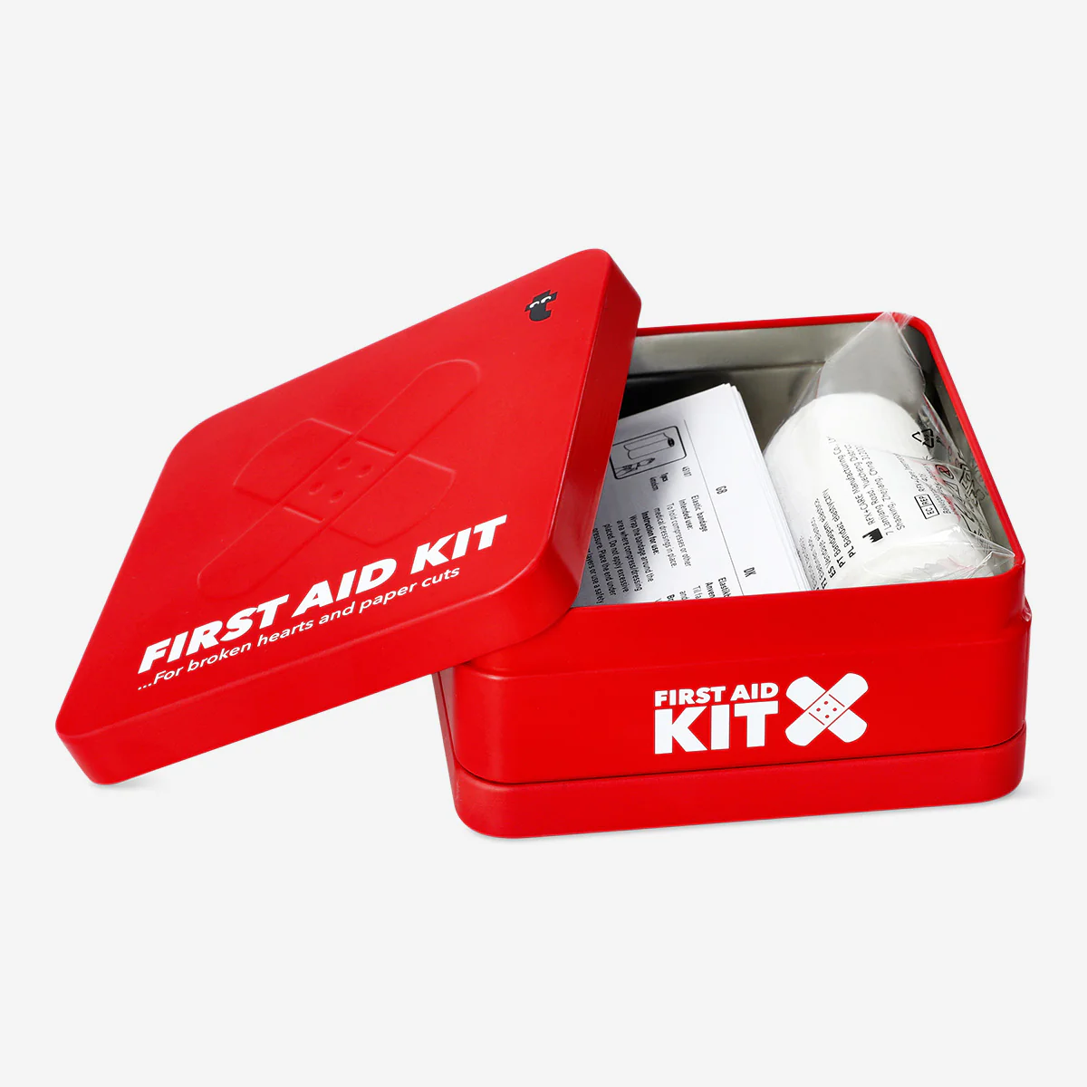 First aid kit in tin box - 23 pcs - Image 3