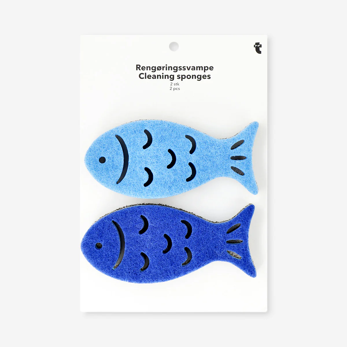 Fish cleaning sponges with hard texture - 2 pcs - Image 3