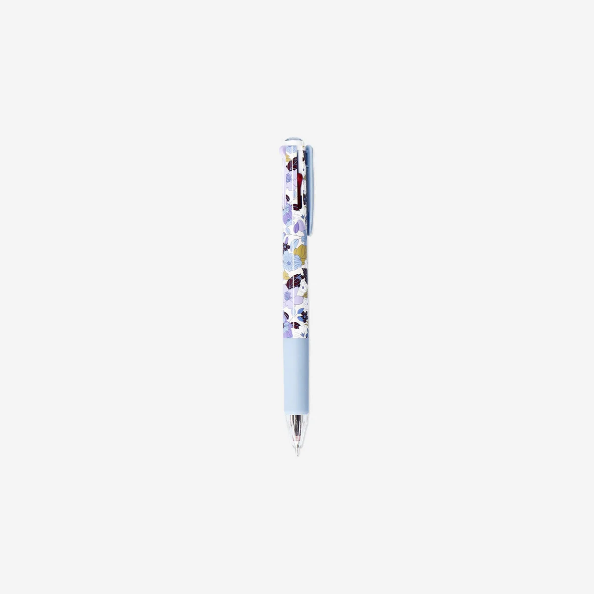 Floral ballpoint pen - 3 colours of ink