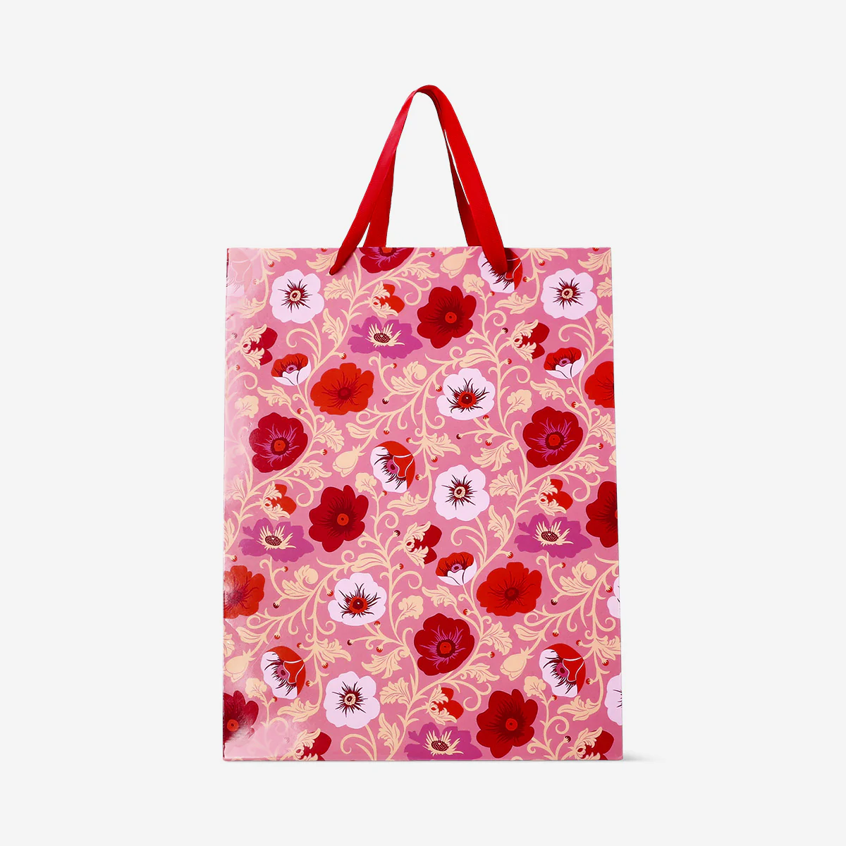 Floral gift bag with ribbon handle - Image 2