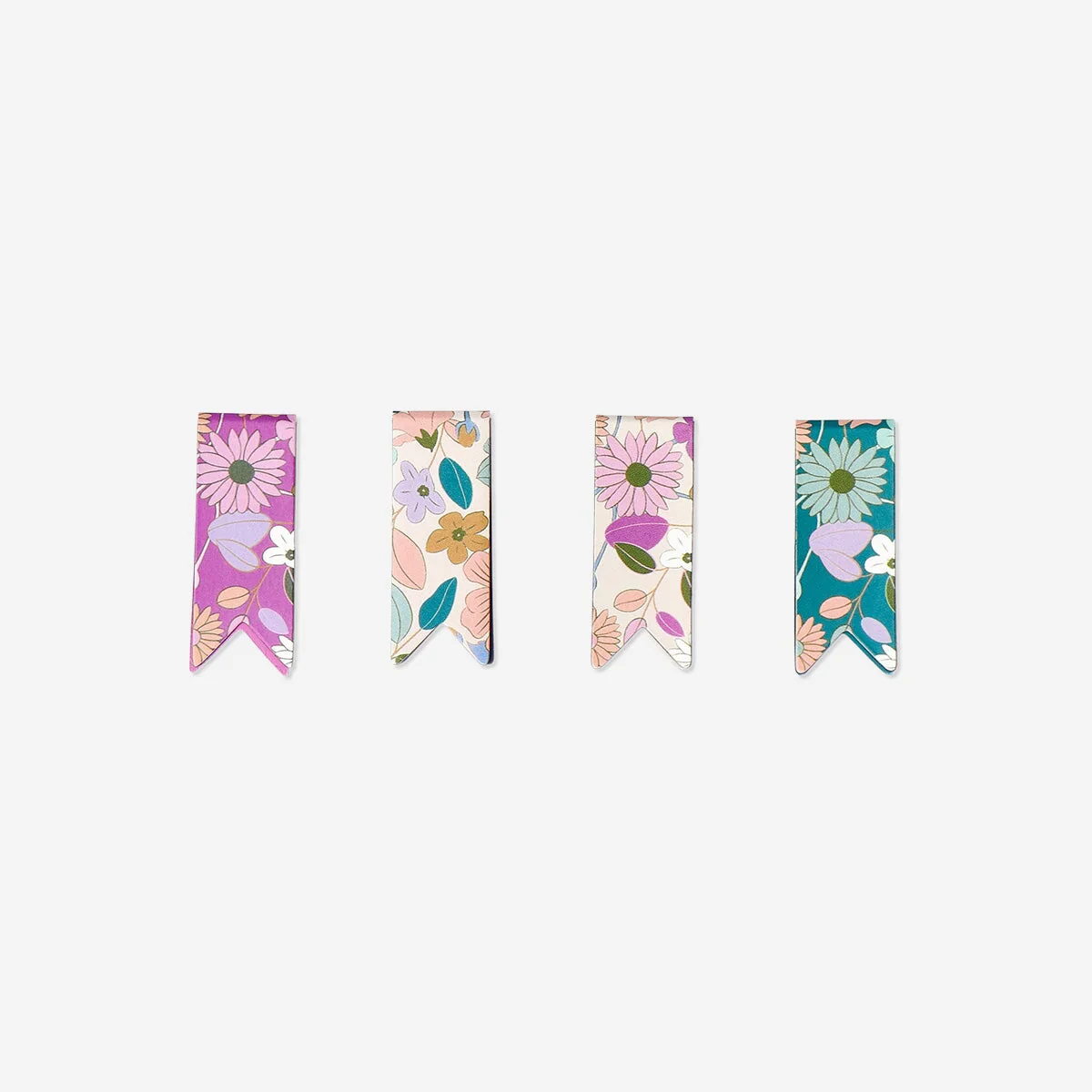 Floral magnetic bookmarks - 4 pcs - Image 2