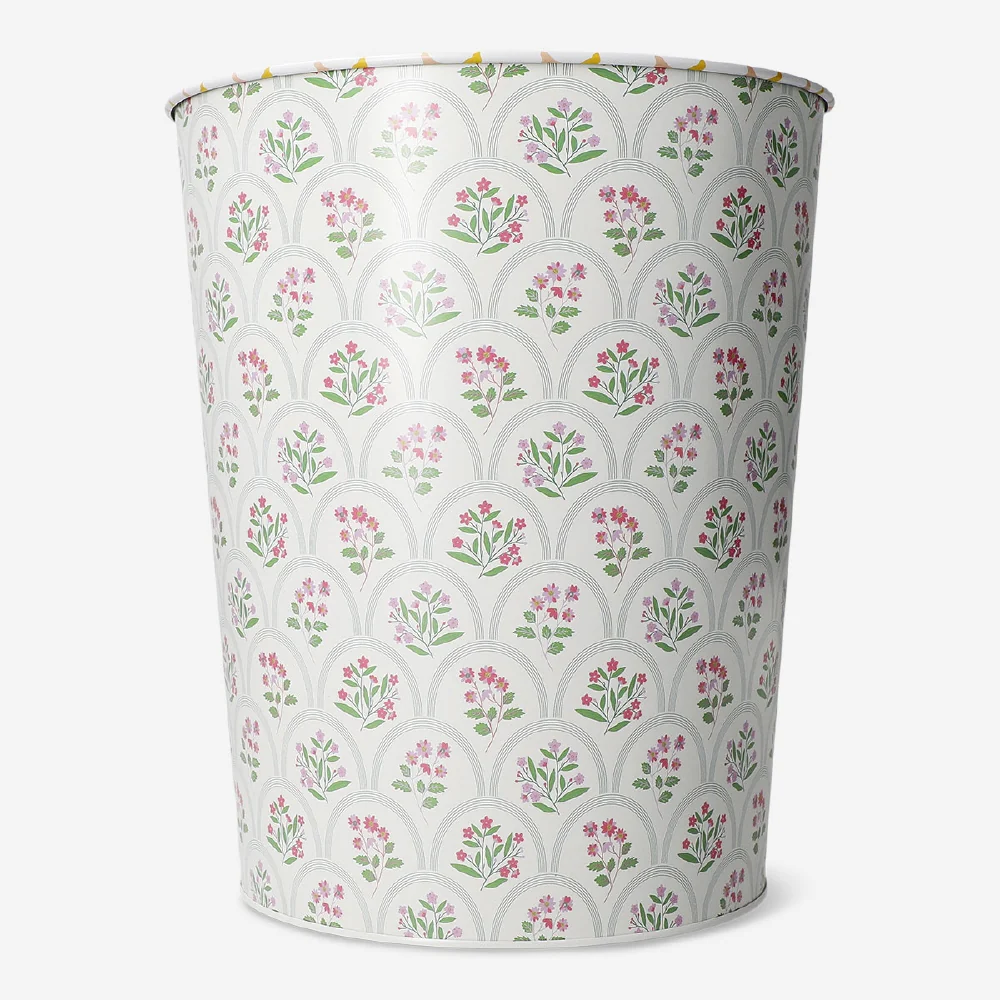 Floral metal bin - Image 2