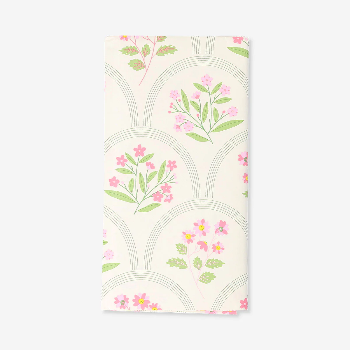 Floral paper tablecloth - 120x180 cm - Image 3