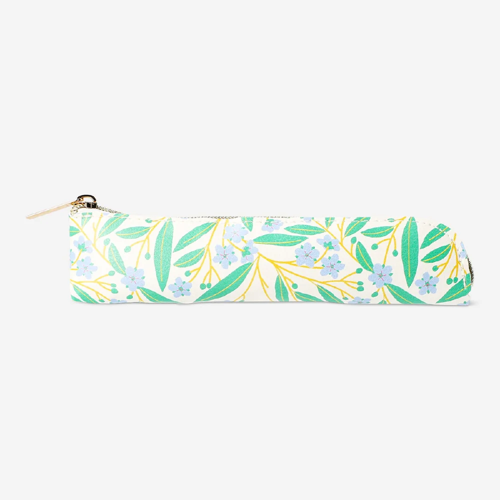 Floral pencil case
