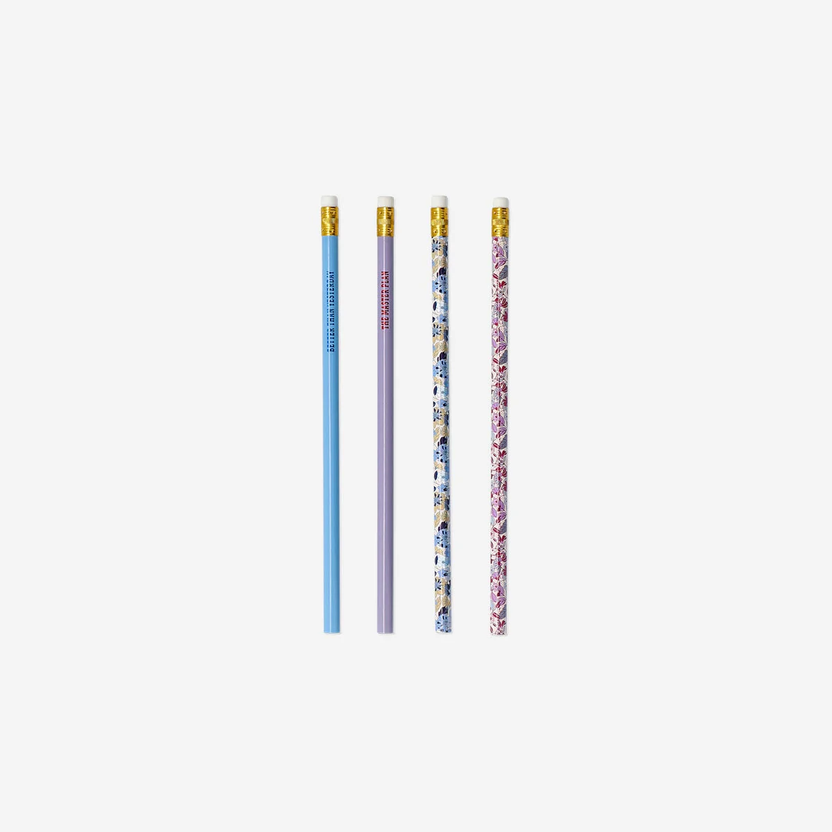 Floral pencils - 4 pcs - Image 2