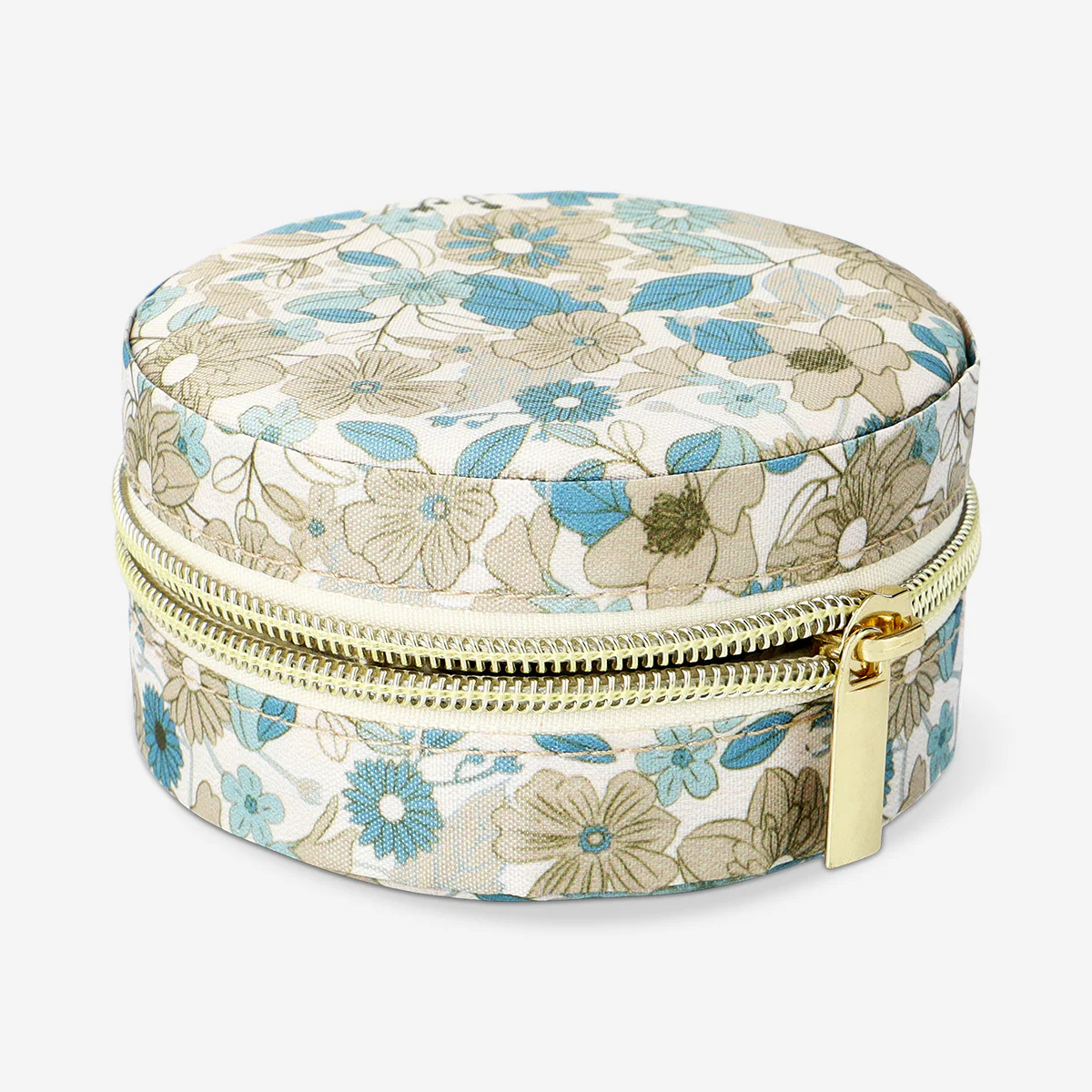 Floral round jewellery box - Image 2