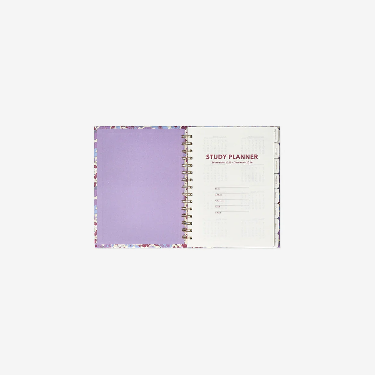 Floral study planner - English - Image 2