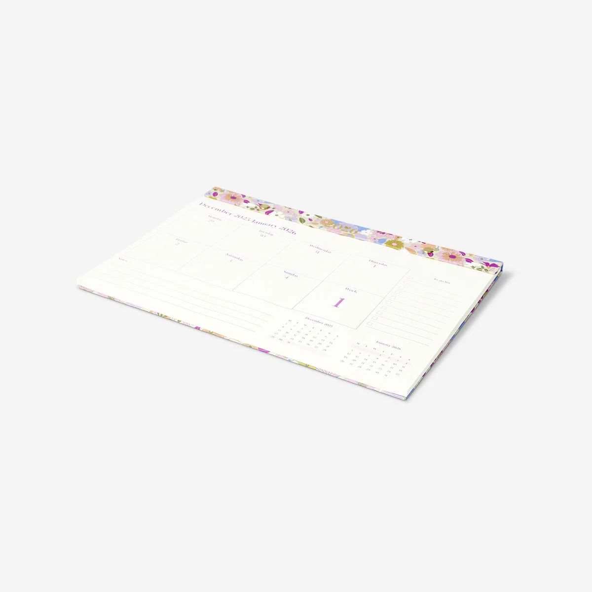 Floral weekly planner - English - Image 2