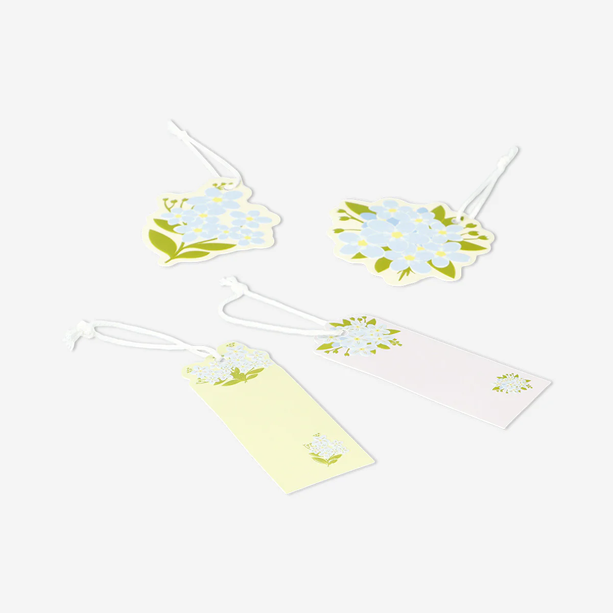 Flower gift tags - 4 pcs - Image 3