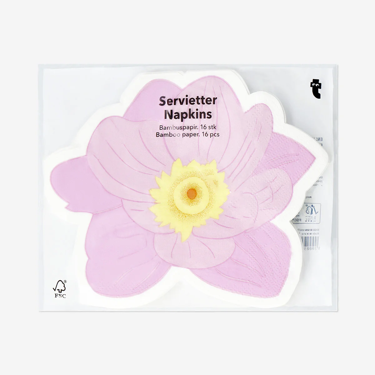 Orchid flower napkins - 16 pcs