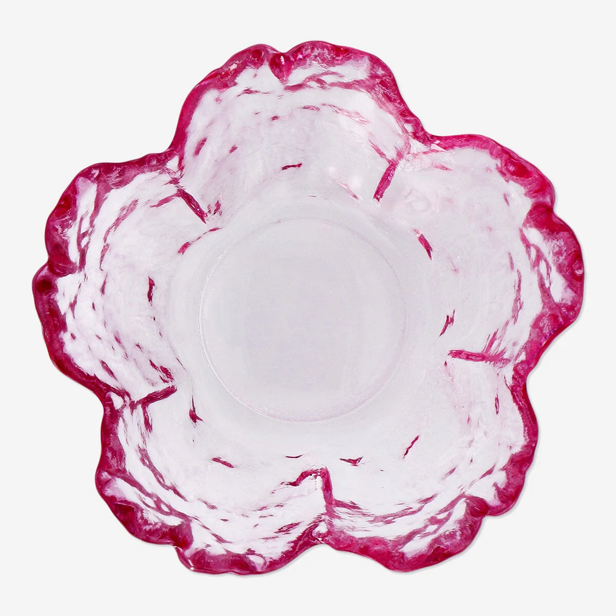 Flower shaped pink tealight holder - Image 3