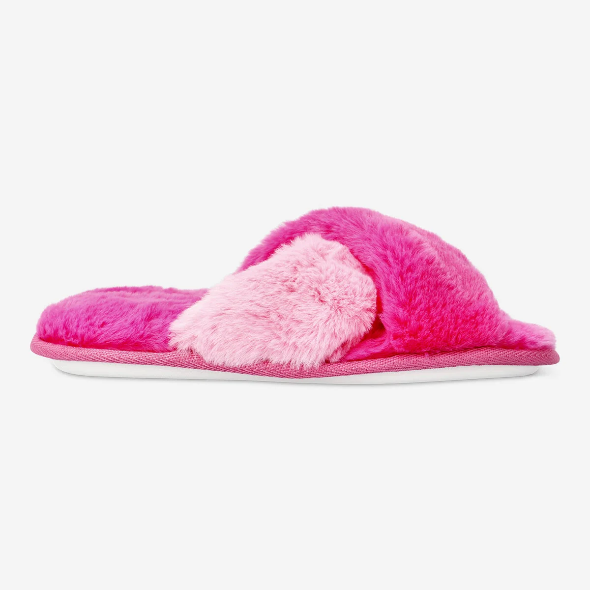 Fluffy Pink Slippers - 37/38 - Image 3