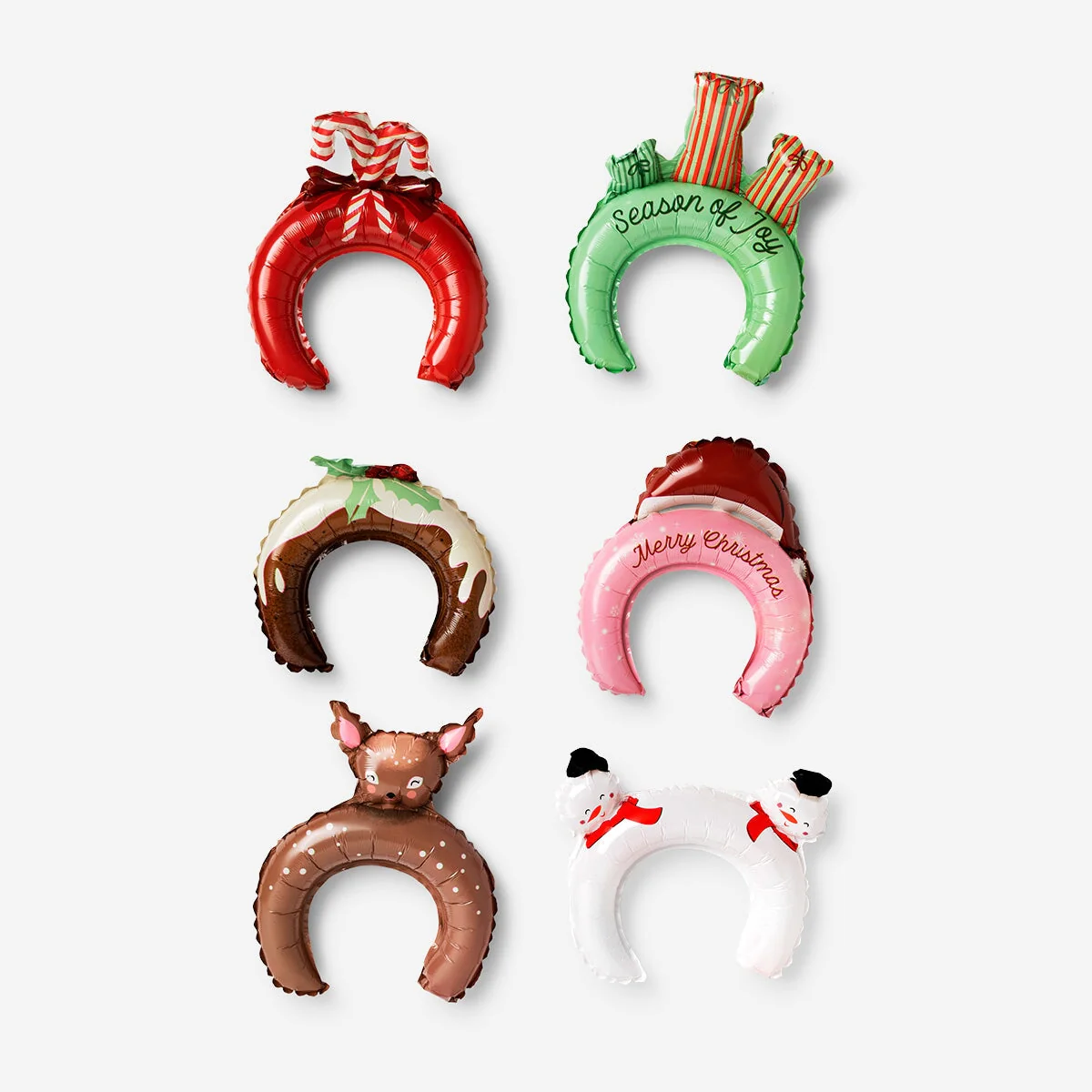 Foil balloon hairbands. 6 pcs