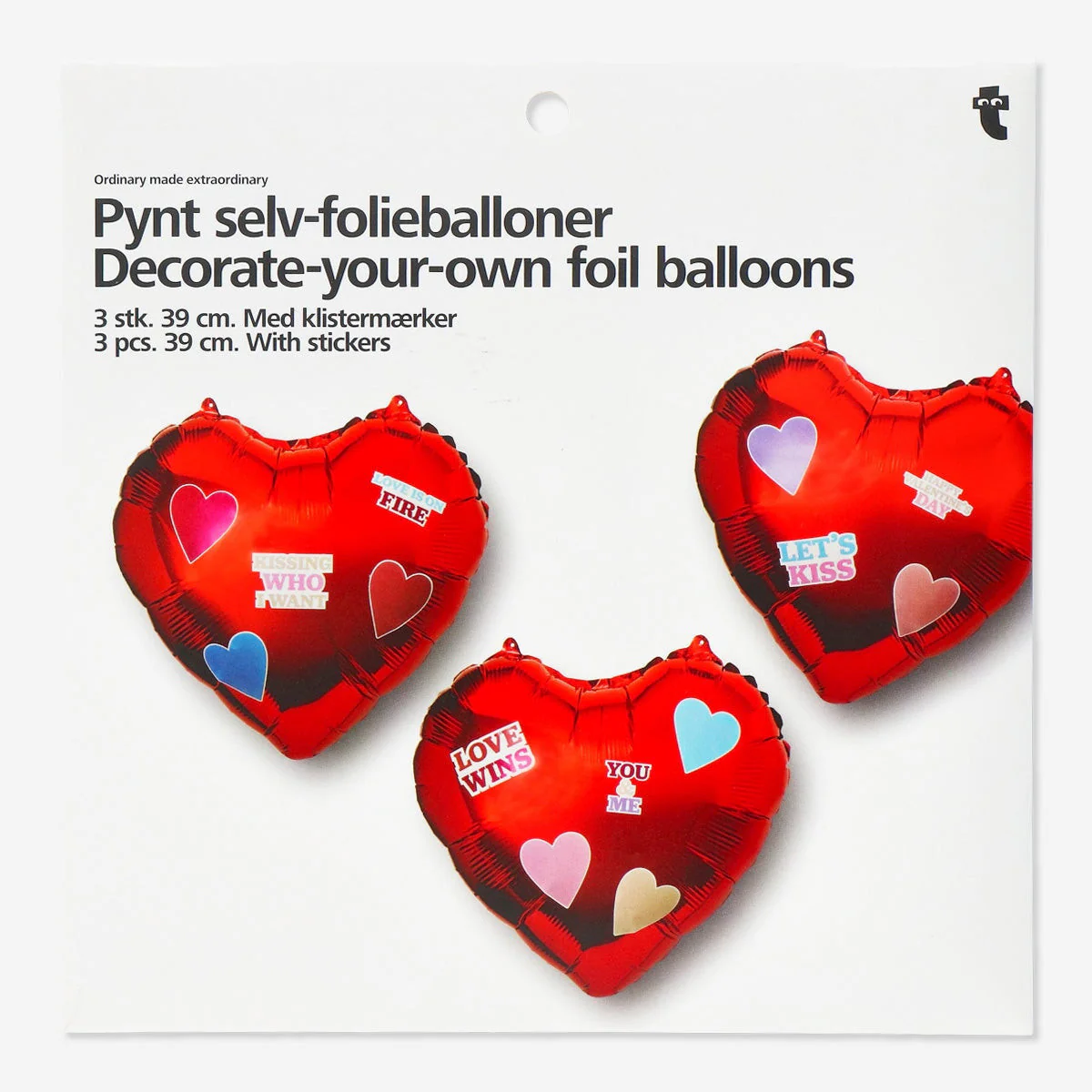 Foil balloons with stickers. 3 pcs - Image 3