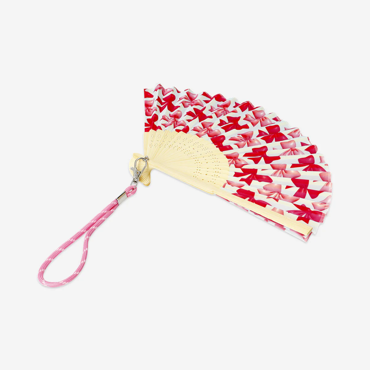 Foldable bow bamboo fan - Image 2