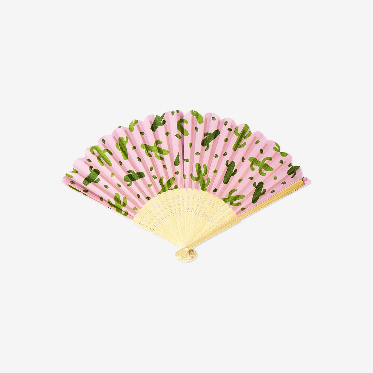 Foldable cactus fan