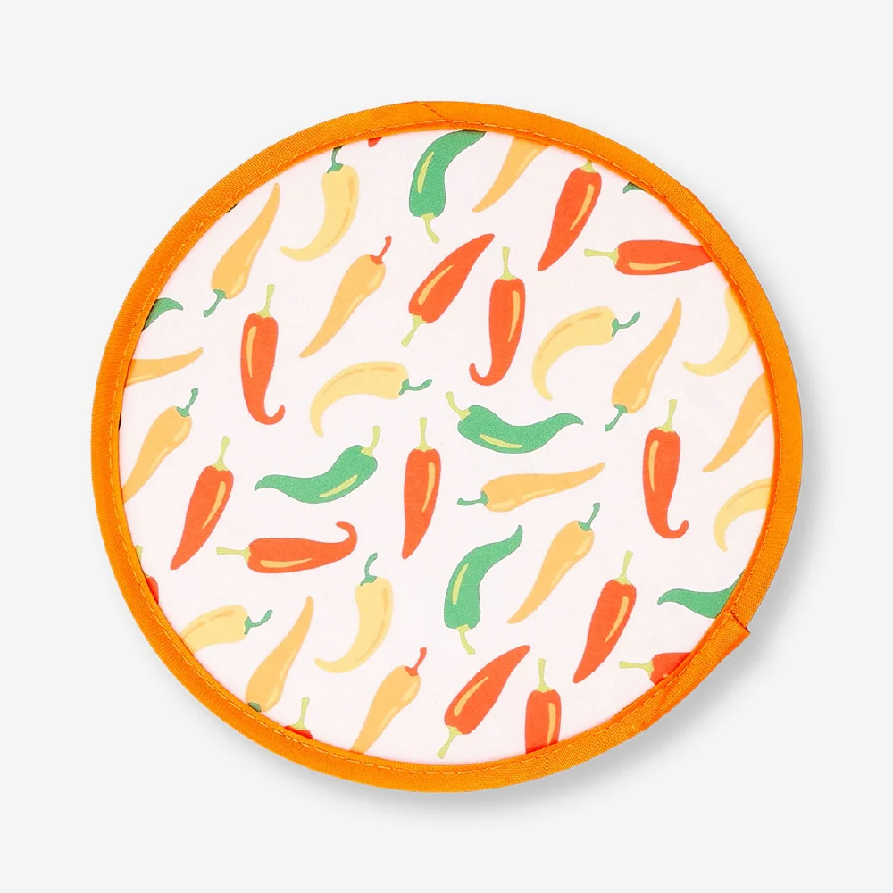 Foldable fan - Chilli print - Image 2