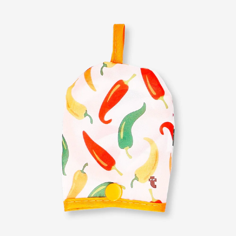 Foldable fan - Chilli print - Image 3
