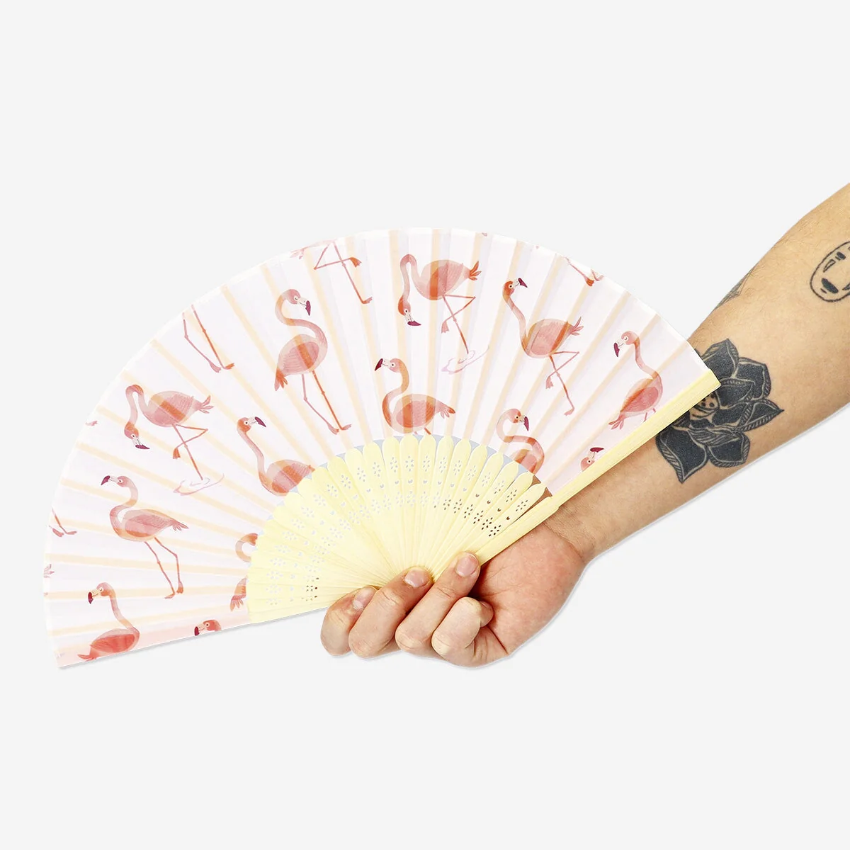 Foldable flamingo fan - Image 3
