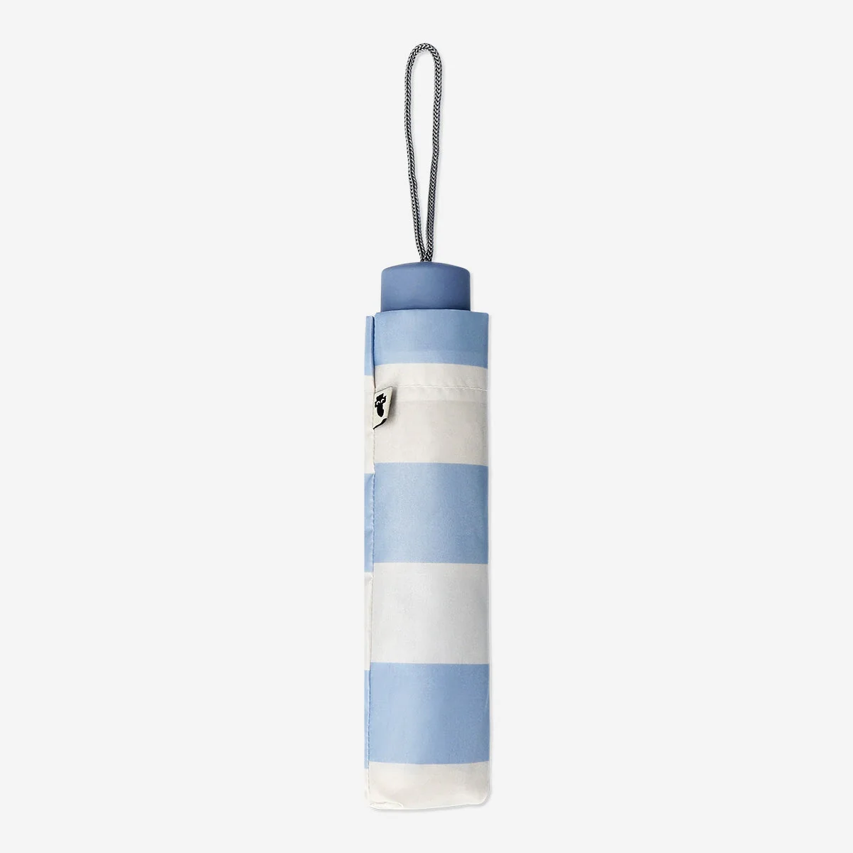 Foldable striped umbrella with UV protection - Image 3