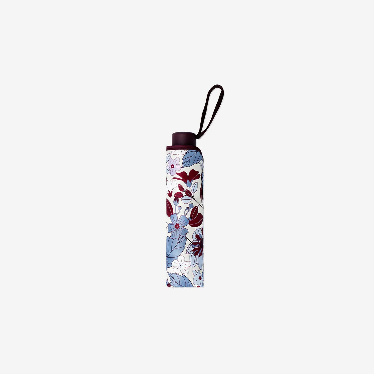 Folding floral umbrella