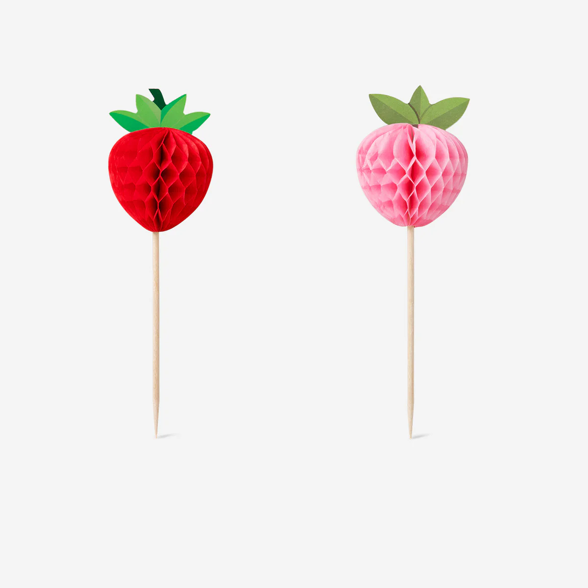 Food picks with honeycomb berries - 8 pcs