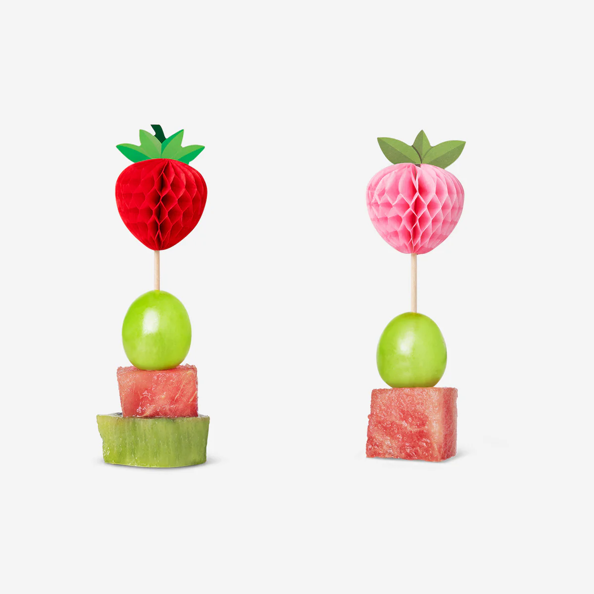 Food picks with honeycomb berries - 8 pcs - Image 2