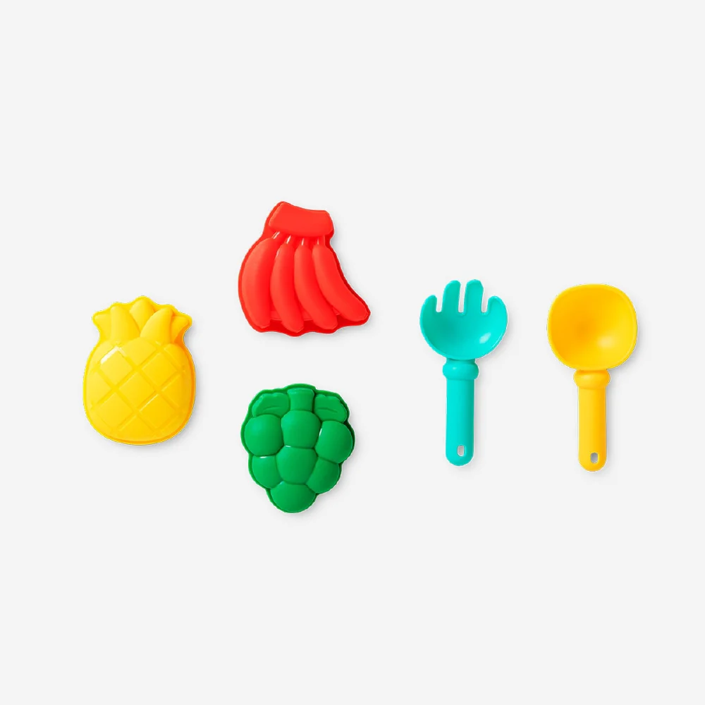 Fruit themed sand toys - 6 pcs - Image 3