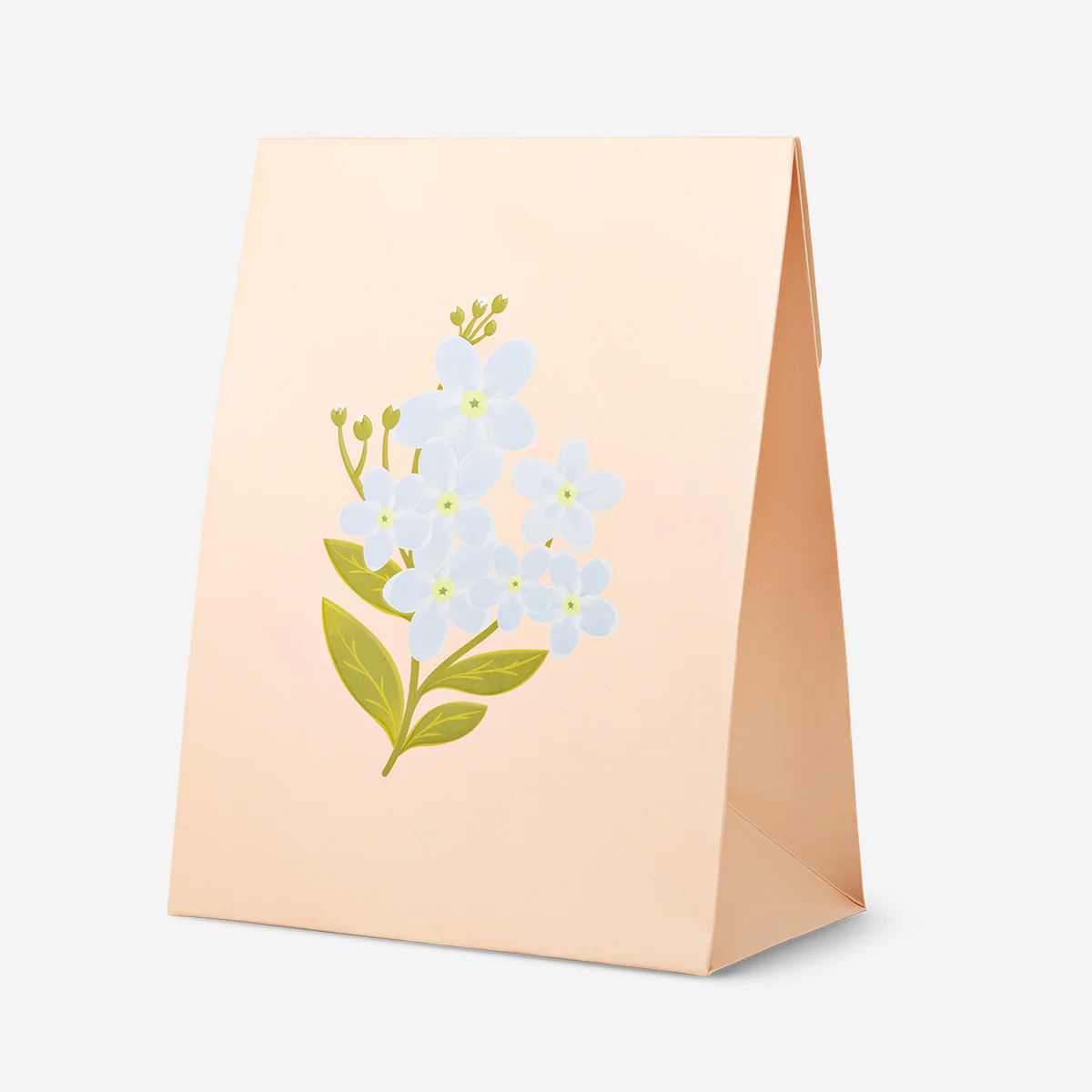 Gift bag with flower
