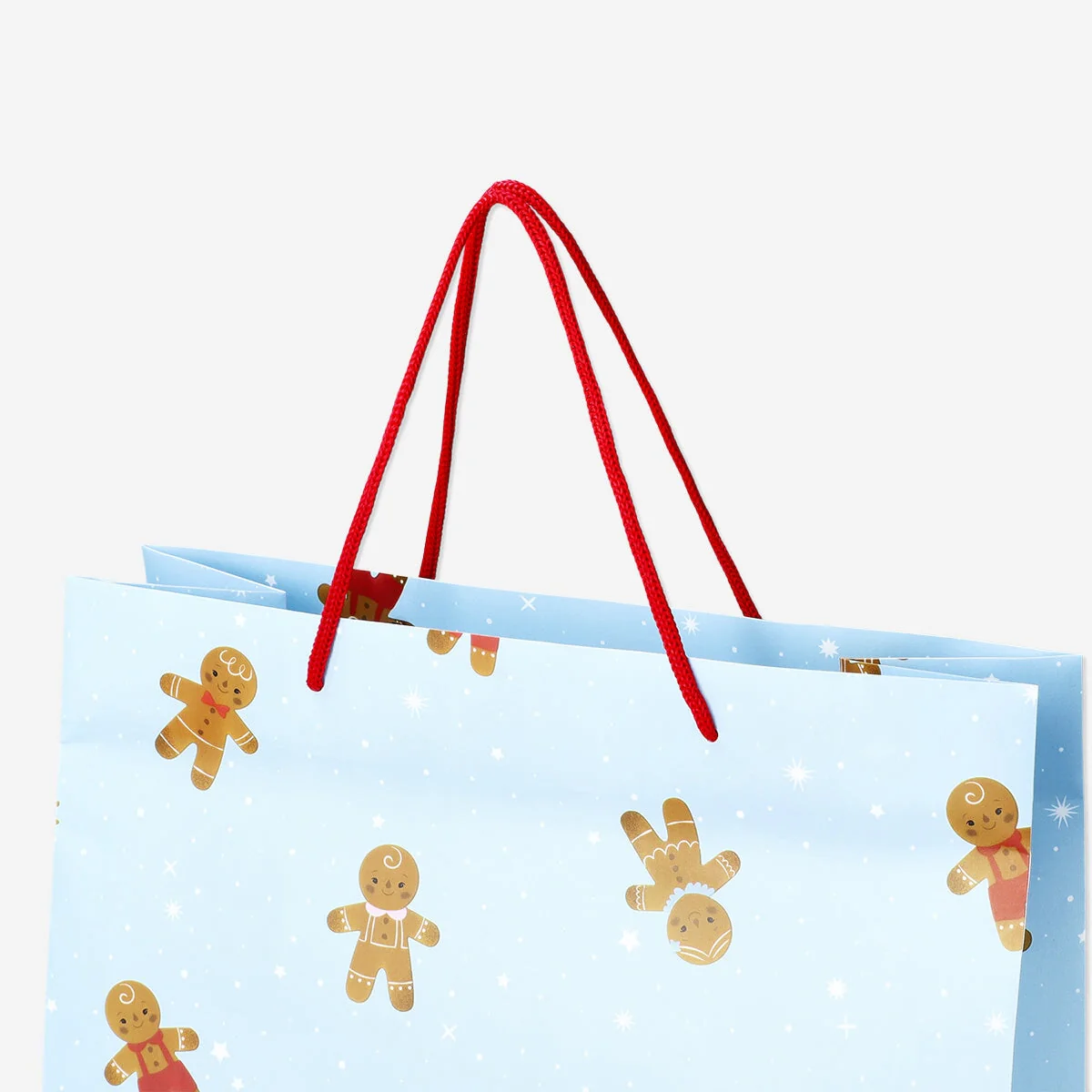 Gift bag with gingerbread people - Image 3