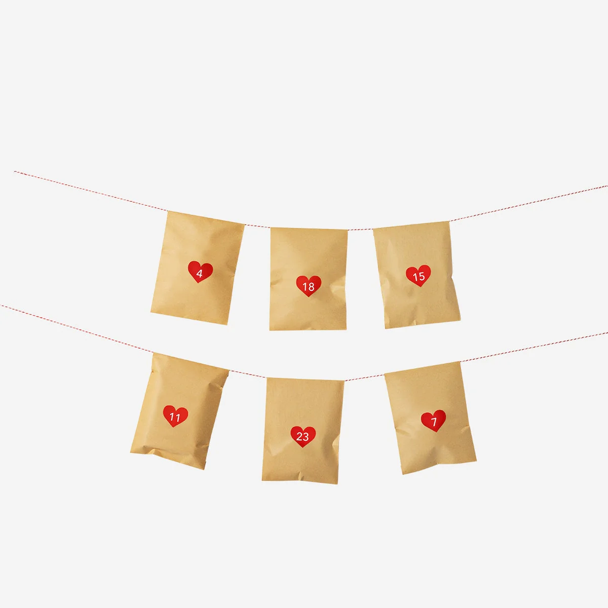 Gift bags. With 24 stickers