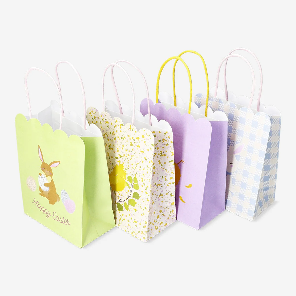 Gift bags with scalloped edges - 4 pcs - Image 3