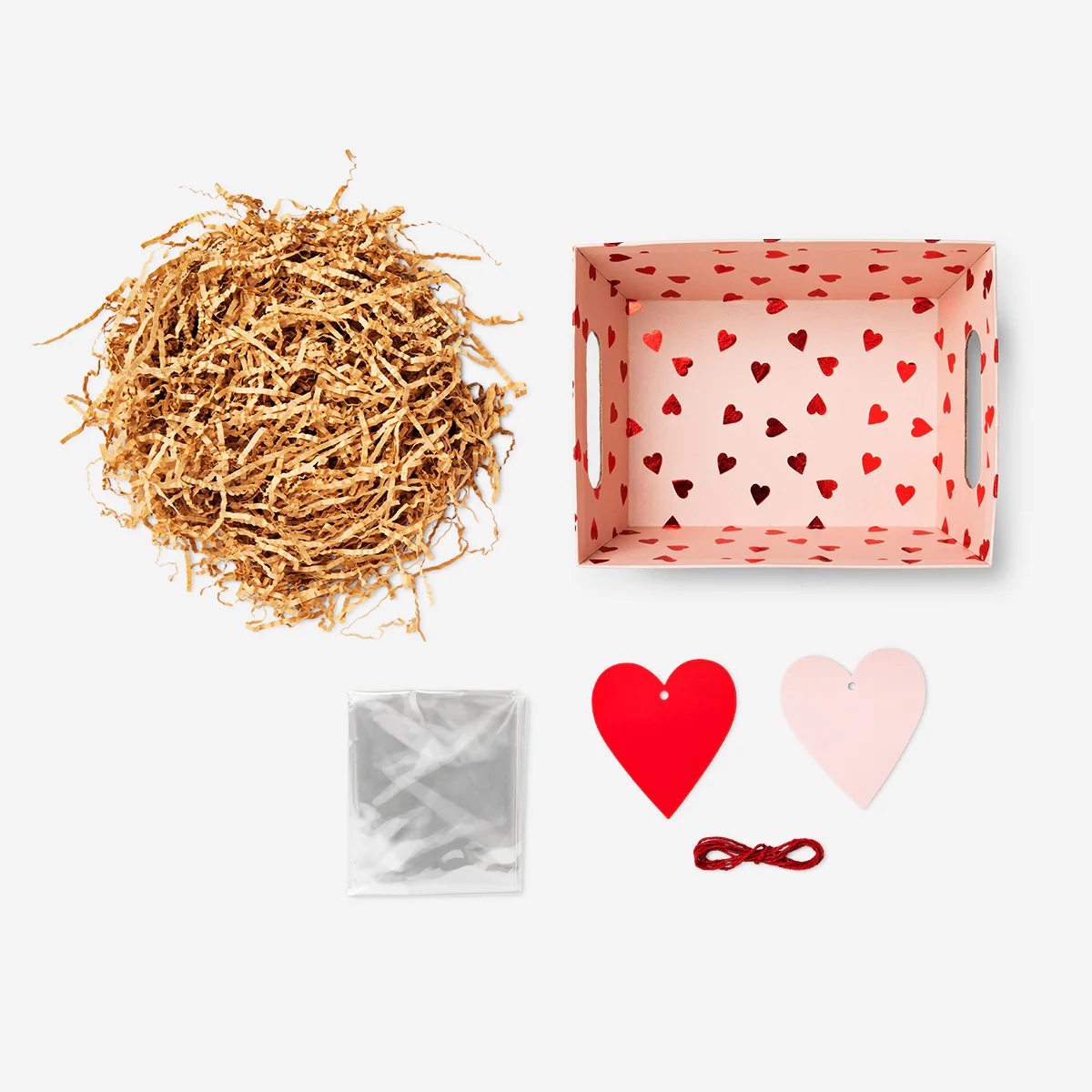 Gift basket set adorned with hearts - Image 2