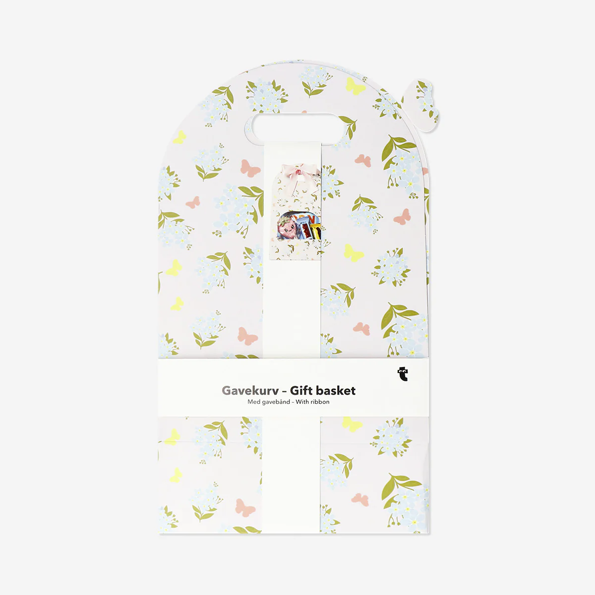 Gift basket with ribbon - Image 2