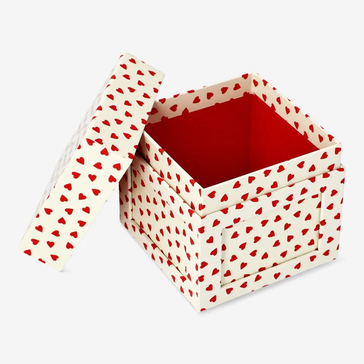 Gift box for photos with red hearts - Image 2